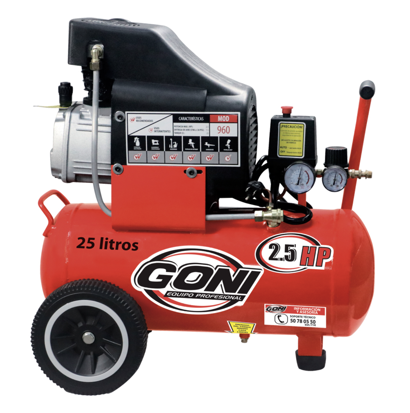 Compresor 2.7 GAL	Goni